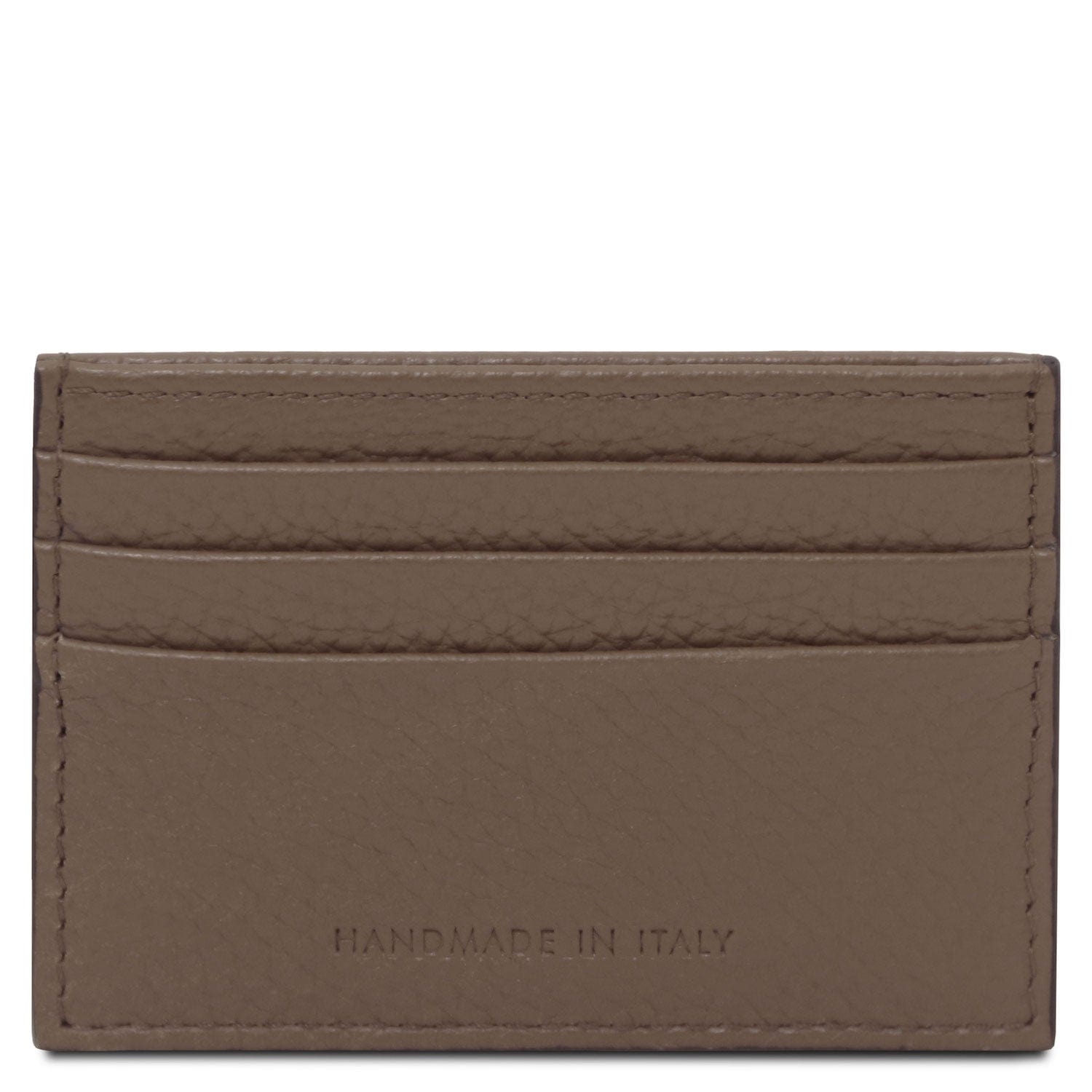 Men leather accessories Leather card holder - 6 cards, pebbled leather | TL142472 San Rocco Italia