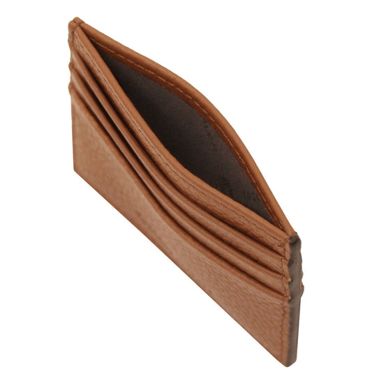 Men leather accessories Leather card holder - 6 cards, pebbled leather | TL142472 San Rocco Italia