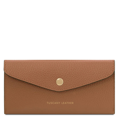 Leather envelope wallet | TL142322 - Premium Leather wallets for women - Shop now at San Rocco Italia