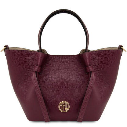 Leather handbags Bordeaux Legame - Leather handbag - Small size | TL142482 San Rocco Italia