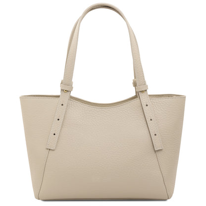 Libra - Long handle leather tote bag | TL142580