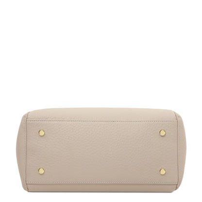 Libra - Long handle leather tote bag | TL142580