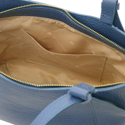 Libra - Long handle leather tote bag | TL142580