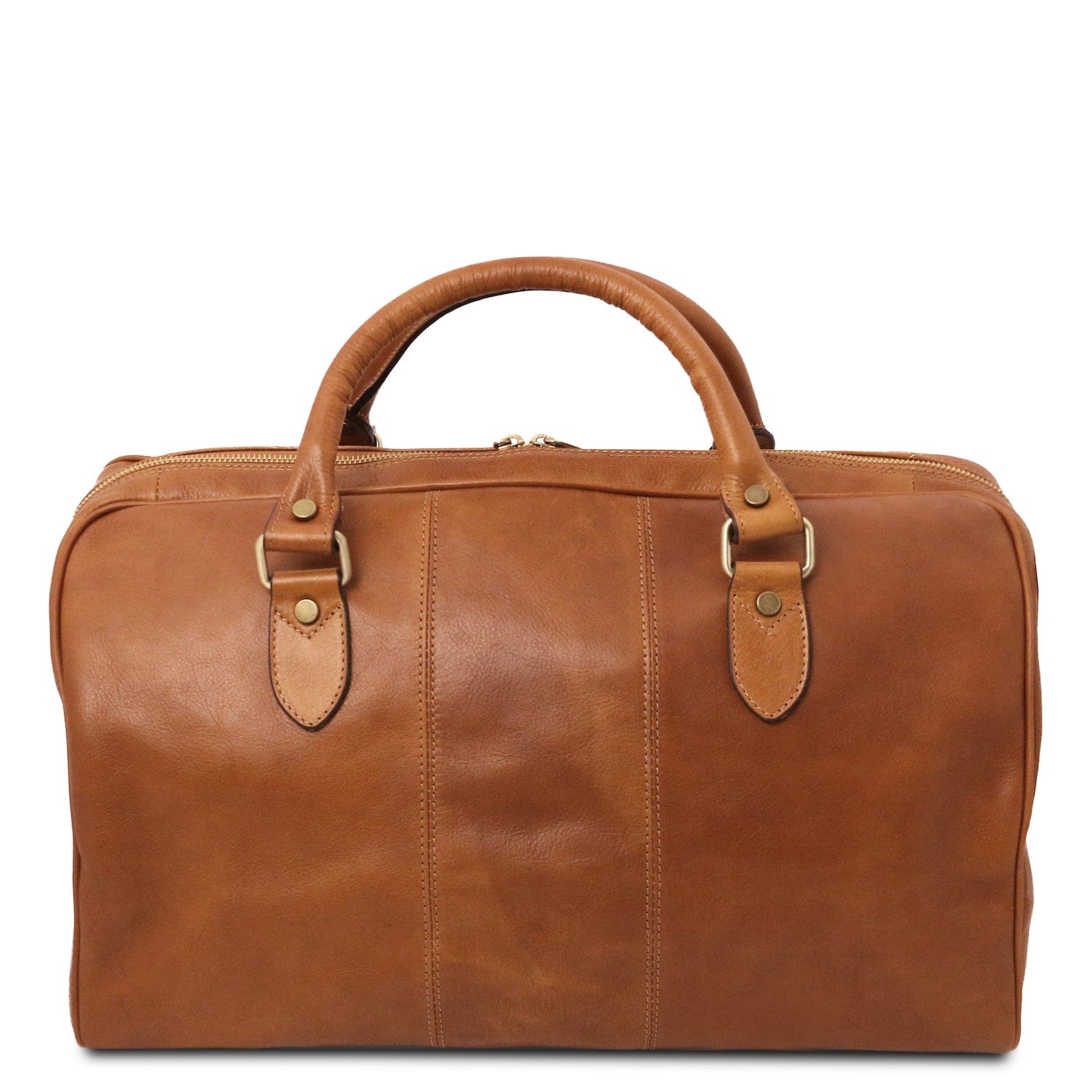 Lisbona - Travel leather duffel bag - Small size | TL142441 - Premium Leather Travel bags - Shop now at San Rocco Italia