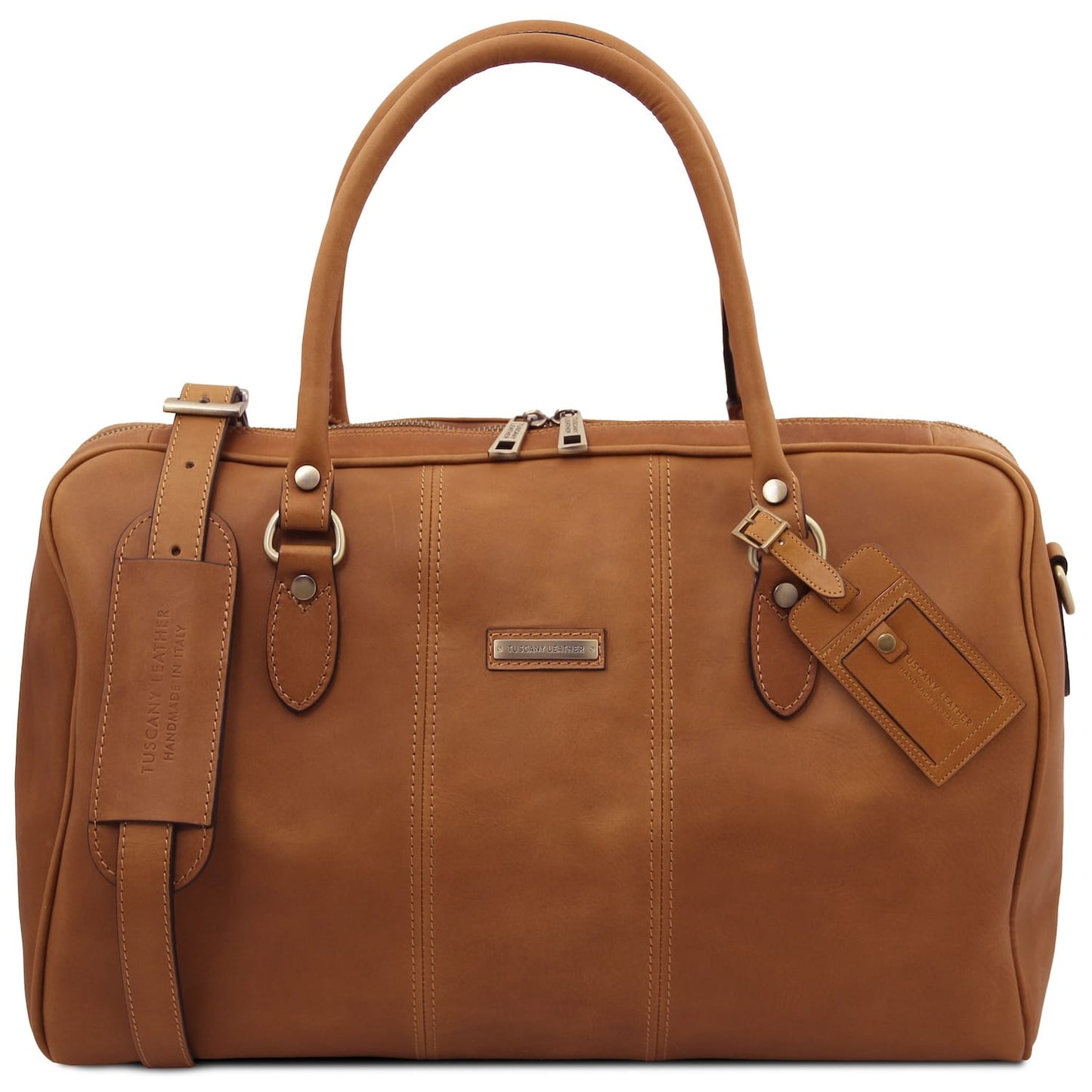 Lisbona - Travel leather duffel bag - Small size | TL142558