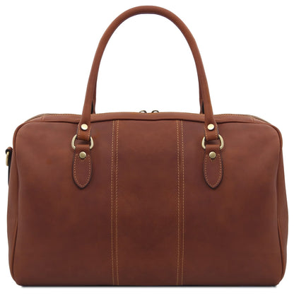 Lisbona - Travel leather duffel bag - Small size | TL142558