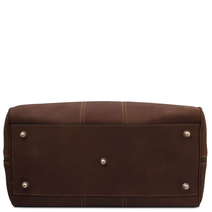 Lisbona - Travel leather duffel bag - Small size | TL142558