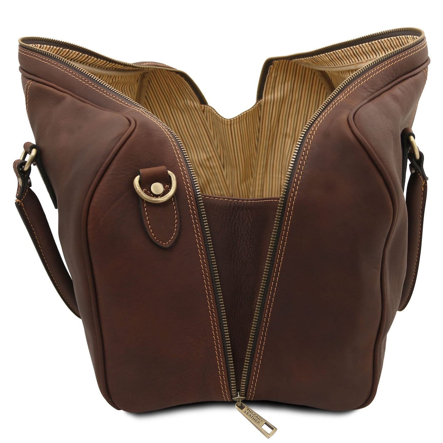 Lisbona - Travel leather duffel bag - Small size | TL142558