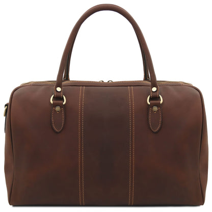 Lisbona - Travel leather duffel bag - Small size | TL142558