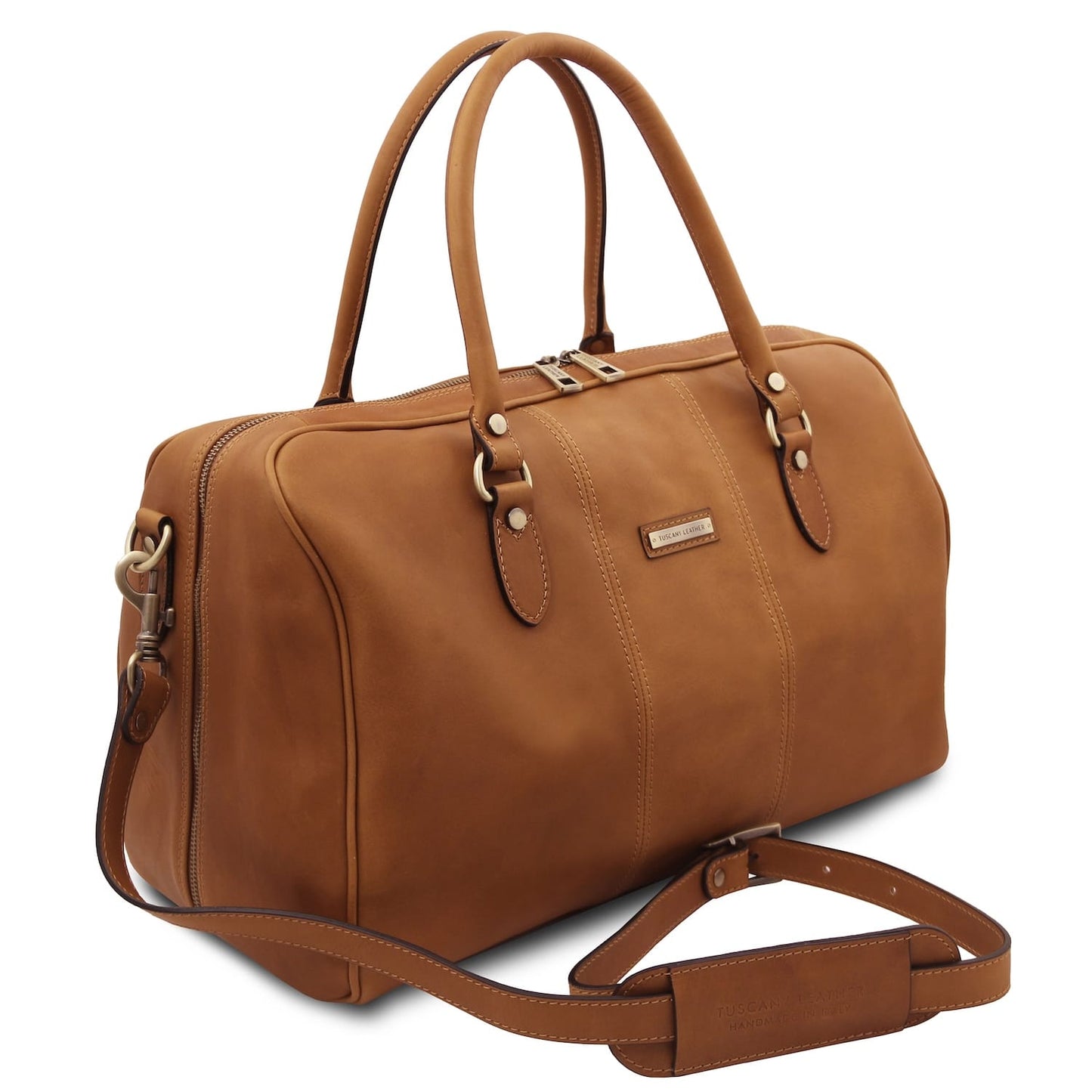 Lisbona - Travel leather duffel bag - Small size | TL142558