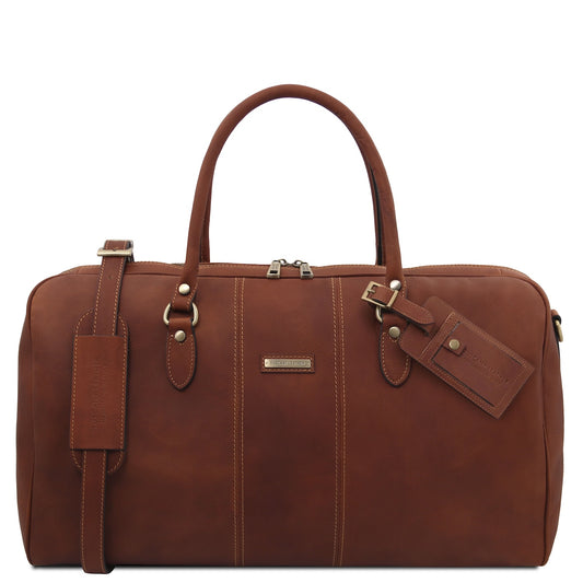 Lisbona - Travel Leather Duffle bag - Large Size | TL142557