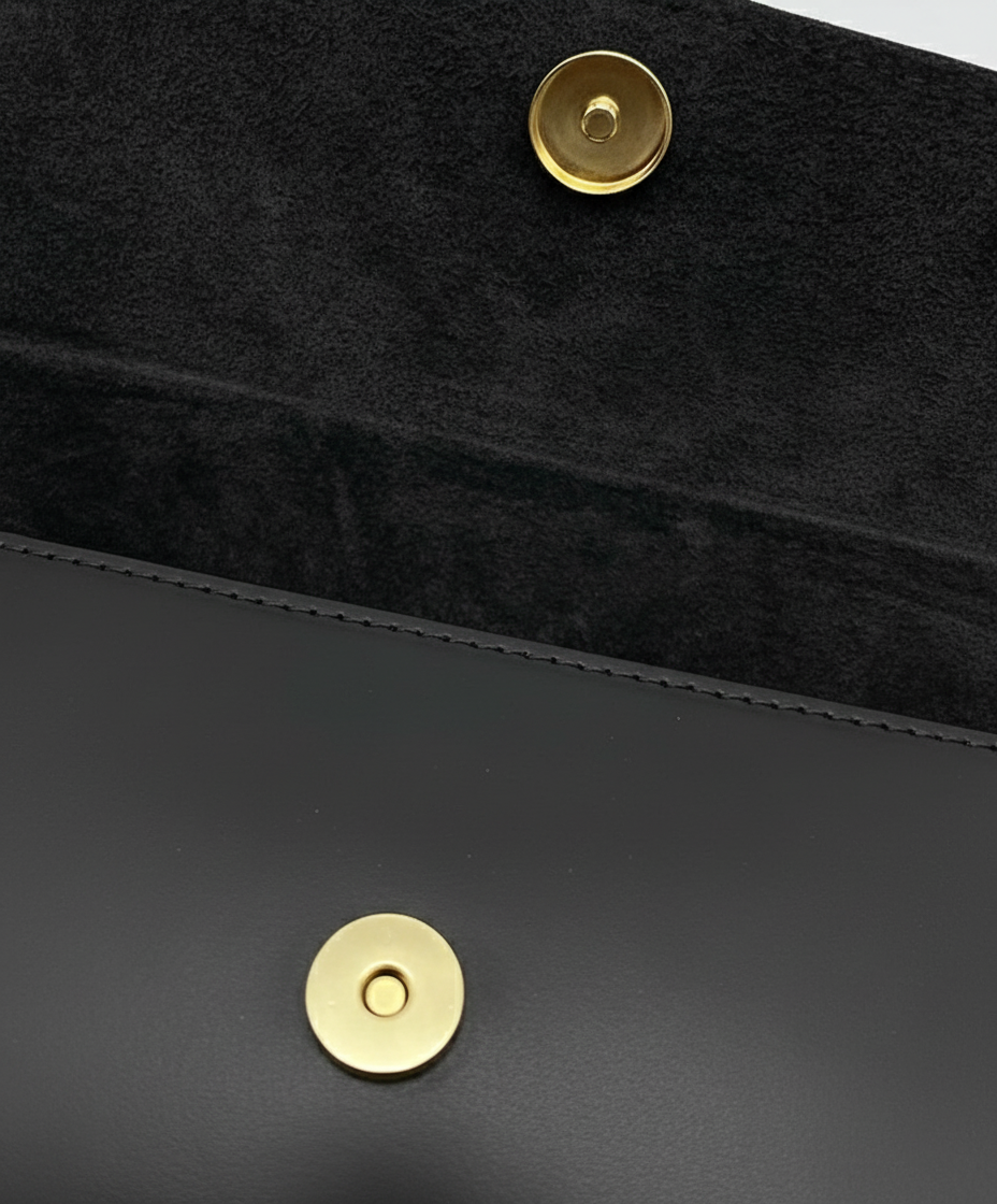 Leather shoulder bags Livorno – Italian Leather Shoulder Bag – Black San Rocco Italia