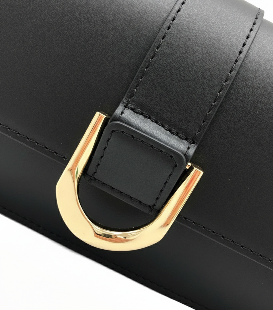 Leather shoulder bags Livorno – Italian Leather Shoulder Bag – Black San Rocco Italia