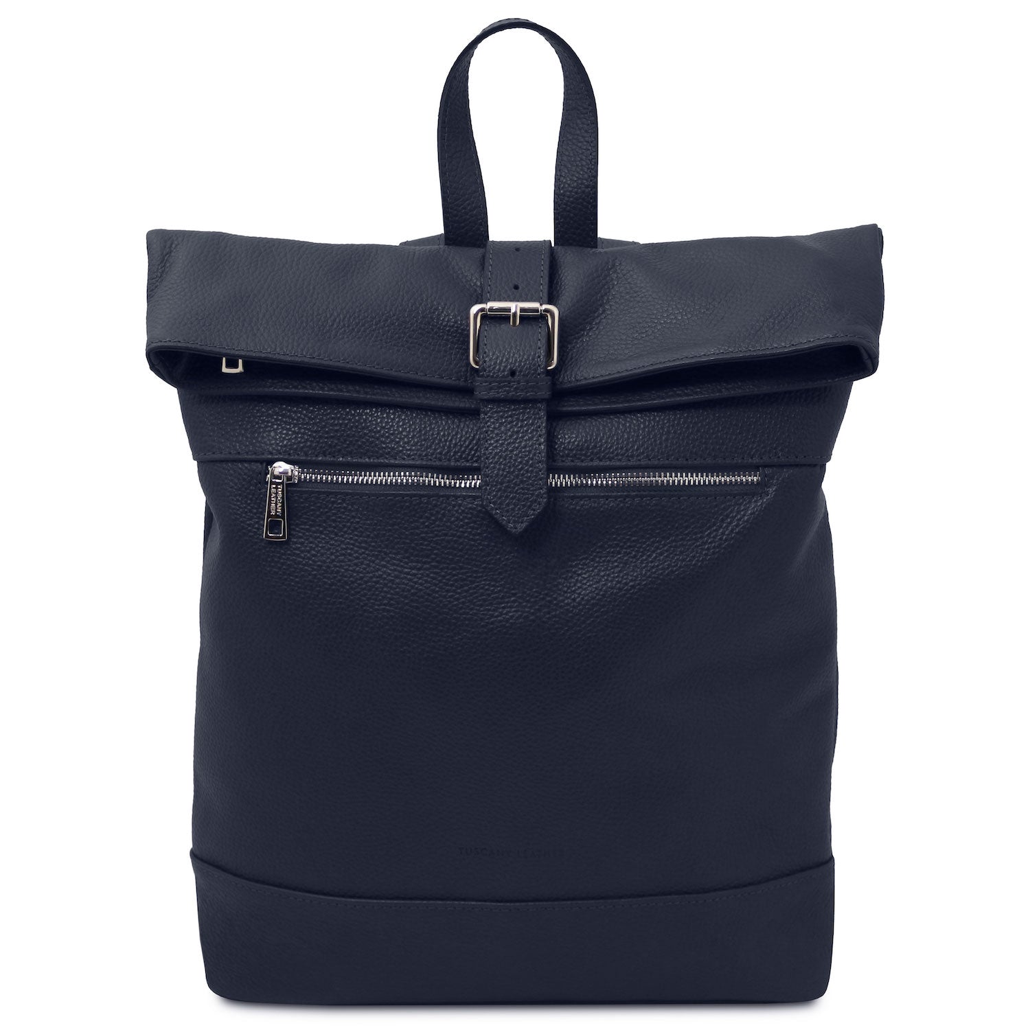 Leather Backpacks Dark Blue London - Soft leather backpack | TL142502 San Rocco Italia