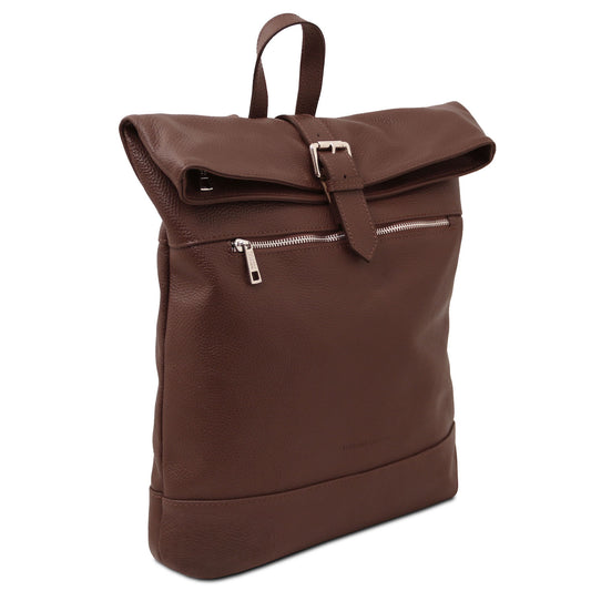 Leather Backpacks London - Soft leather backpack | TL142502 San Rocco Italia
