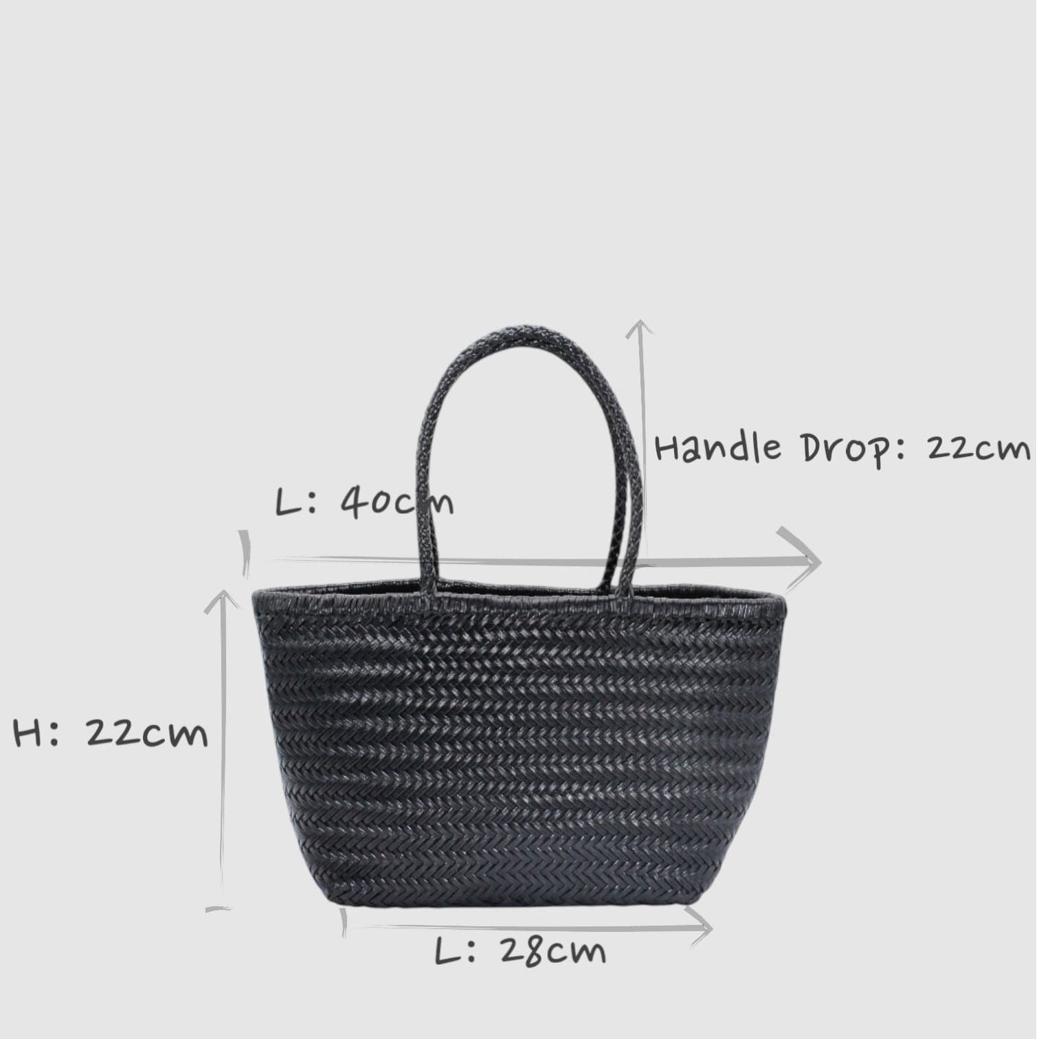 Handbag & Wallet Accessories Lou - Genuine Leather Tote Bag Black Colour San Rocco Italia