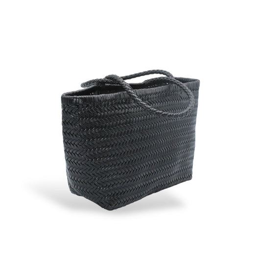 Handbag & Wallet Accessories Lou - Genuine Leather Tote Bag Black Colour San Rocco Italia