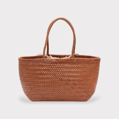 Handbag & Wallet Accessories Lou - Genuine Leather Tote Bag Caramel Colour San Rocco Italia