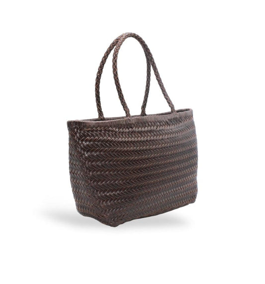 Handbag & Wallet Accessories Lou - Genuine Leather Tote Bag Coffee Colour San Rocco Italia