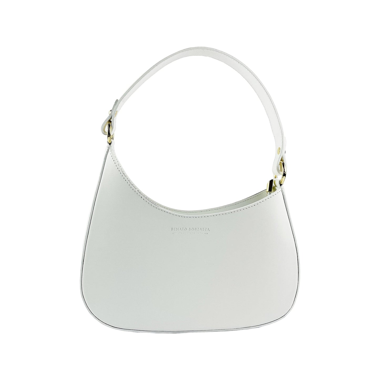 Luna Women's White Shoulder Bag | RB1013 - Premium Accessories - Shop now at San Rocco Italia