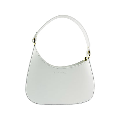 Luna Women's White Shoulder Bag | RB1013 - Premium Accessories - Shop now at San Rocco Italia