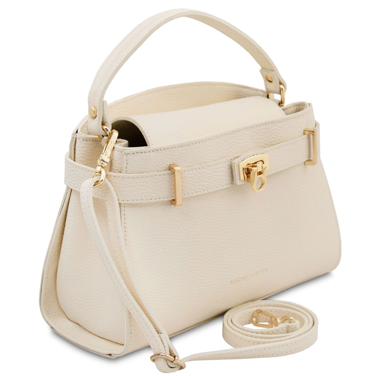 Maisy - Leather top handle bag - Medium size | TL142455