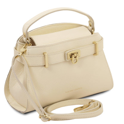 Maisy - Leather top handle bag | TL142394 - Premium Leather handbags - Shop now at San Rocco Italia