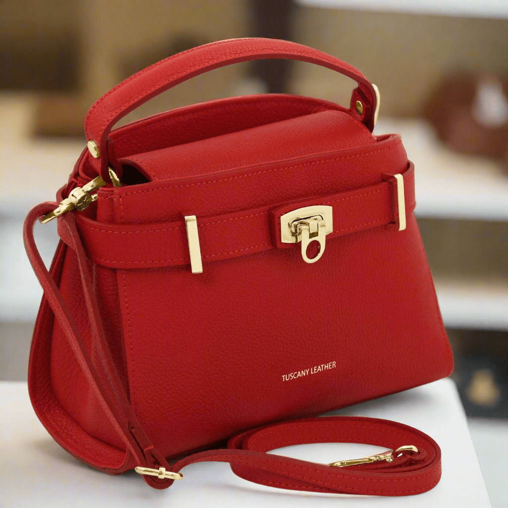 Maisy - Leather top handle bag | TL142394 - Premium Leather handbags - Shop now at San Rocco Italia