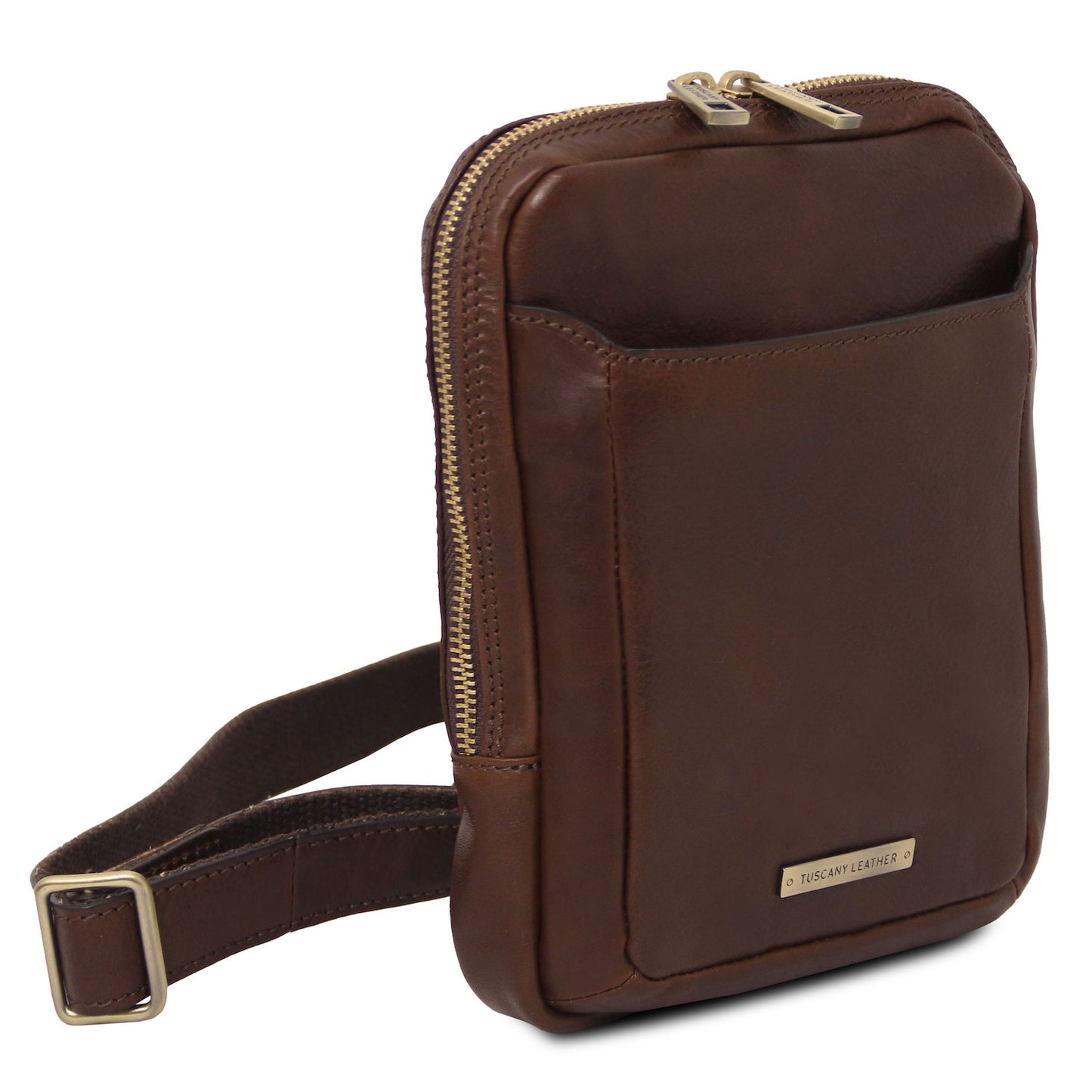 Leather bags for men Mark - Matte Leather Crossbody Bag | TL142428 San Rocco Italia
