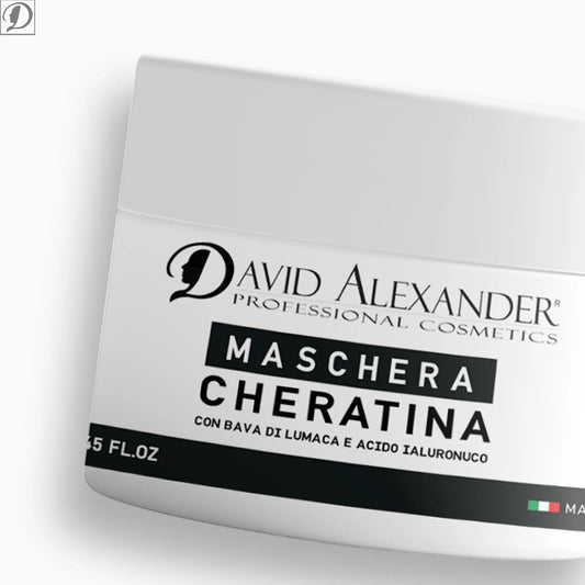Maschera Capelli Cheratina e Acido Ialuronico 250 ml – Ristrutturante, Idratante, Professionale