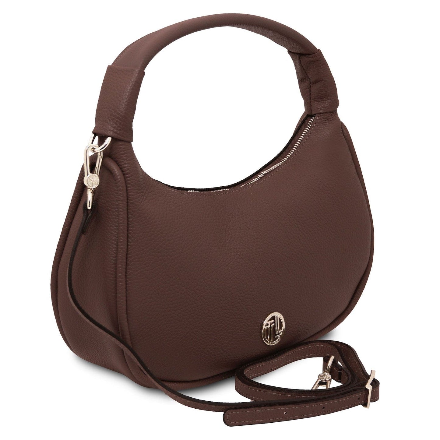 Michelle - Medium-sized leather hobo bag | TL142477