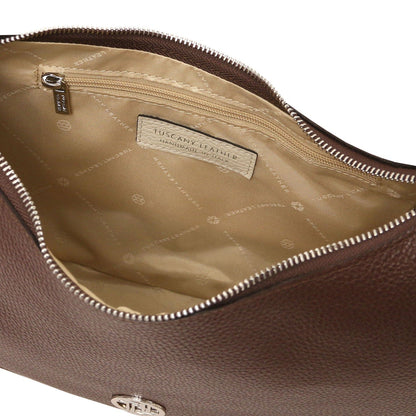 Michelle - Medium-sized leather hobo bag | TL142477