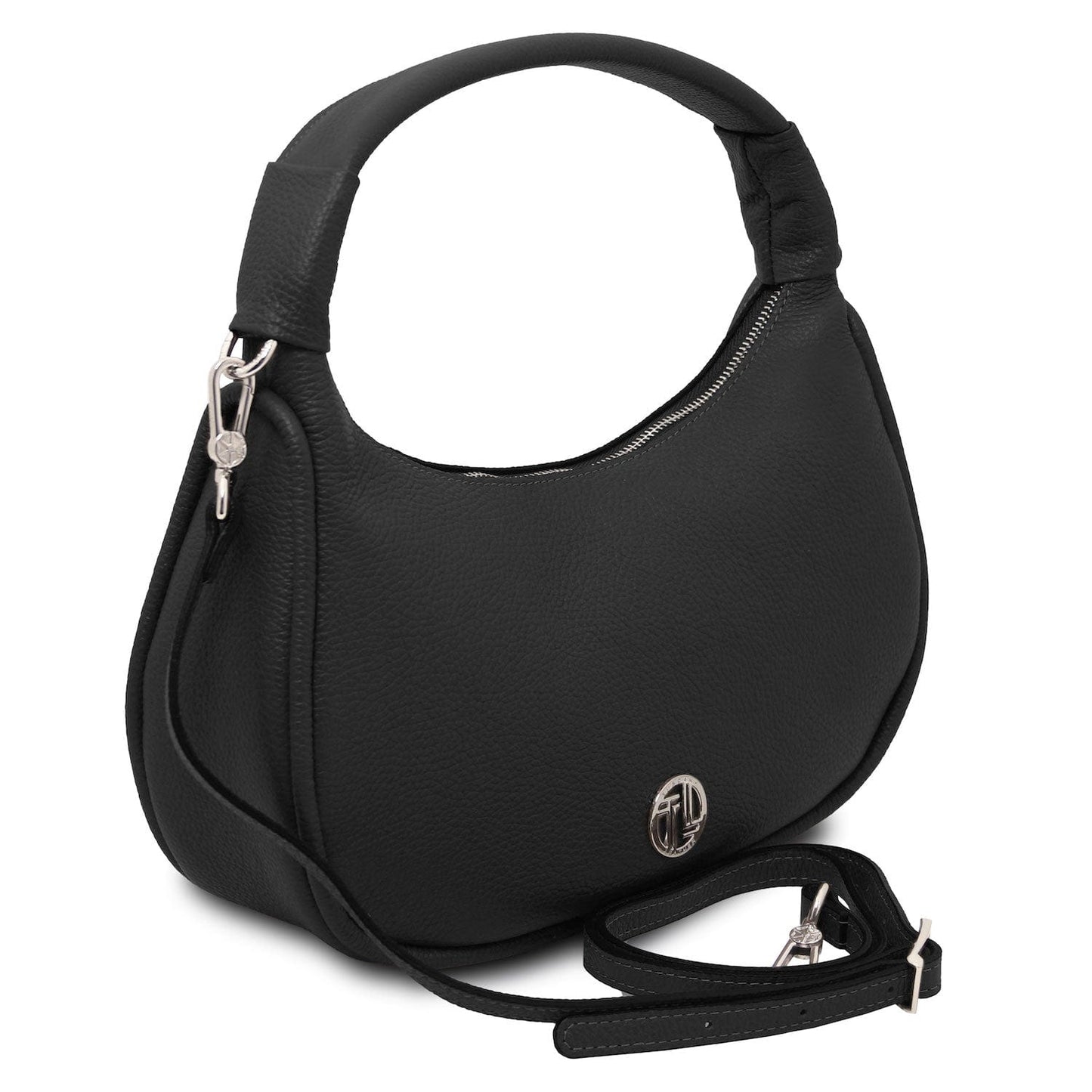 Michelle - Medium-sized leather hobo bag | TL142477