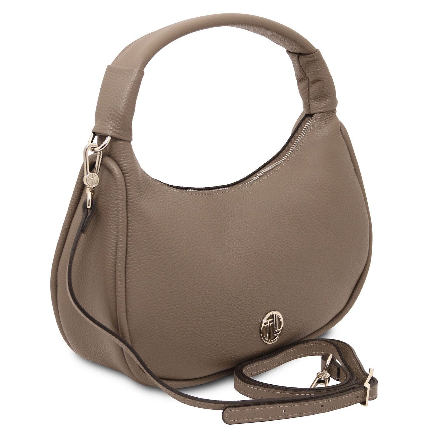 Michelle - Medium-sized leather hobo bag | TL142477