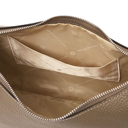 Michelle - Medium-sized leather hobo bag | TL142477