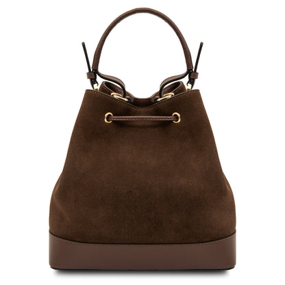 Bucket Bag Minerva - Suede leather bucket bag | TL142476 San Rocco Italia