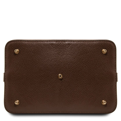 Bucket Bag Minerva - Suede leather bucket bag | TL142476 San Rocco Italia