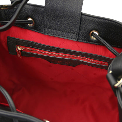 Bucket Bag Minerva - Suede leather bucket bag | TL142476 San Rocco Italia