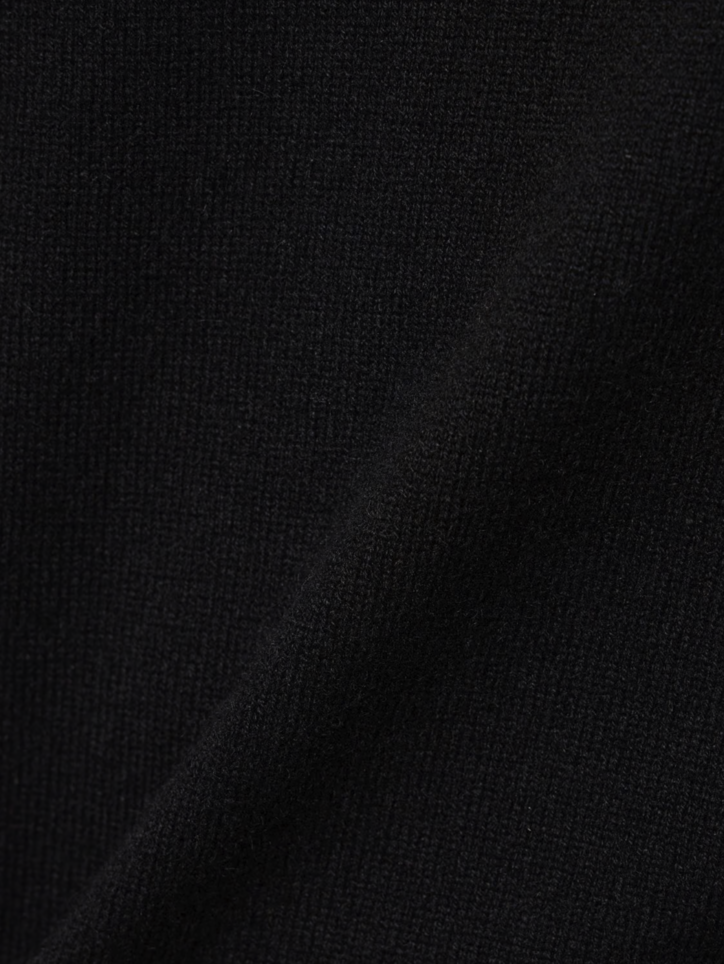 Cashmere Blend Ribbed Beanie