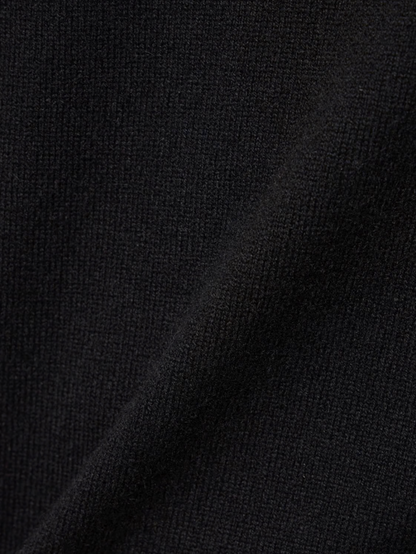 Cashmere Blend Ribbed Beanie