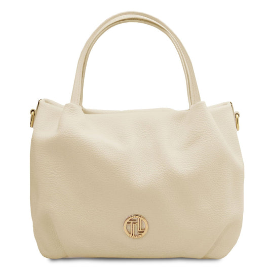 Nora - Soft leather handbag | TL142372 - Premium Leather handbags - Shop now at San Rocco Italia