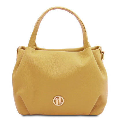 Nora - Soft leather handbag | TL142372 - Premium Leather handbags - Shop now at San Rocco Italia