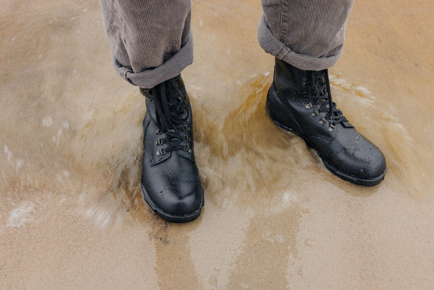 Norwegian M77 Black Combat Boots - Premium Boots - Shop now at San Rocco Italia