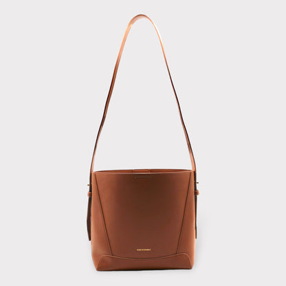 Handbag & Wallet Accessories Oli - Apple Leather Midi Shoulder Cross-body Bag Brown San Rocco Italia