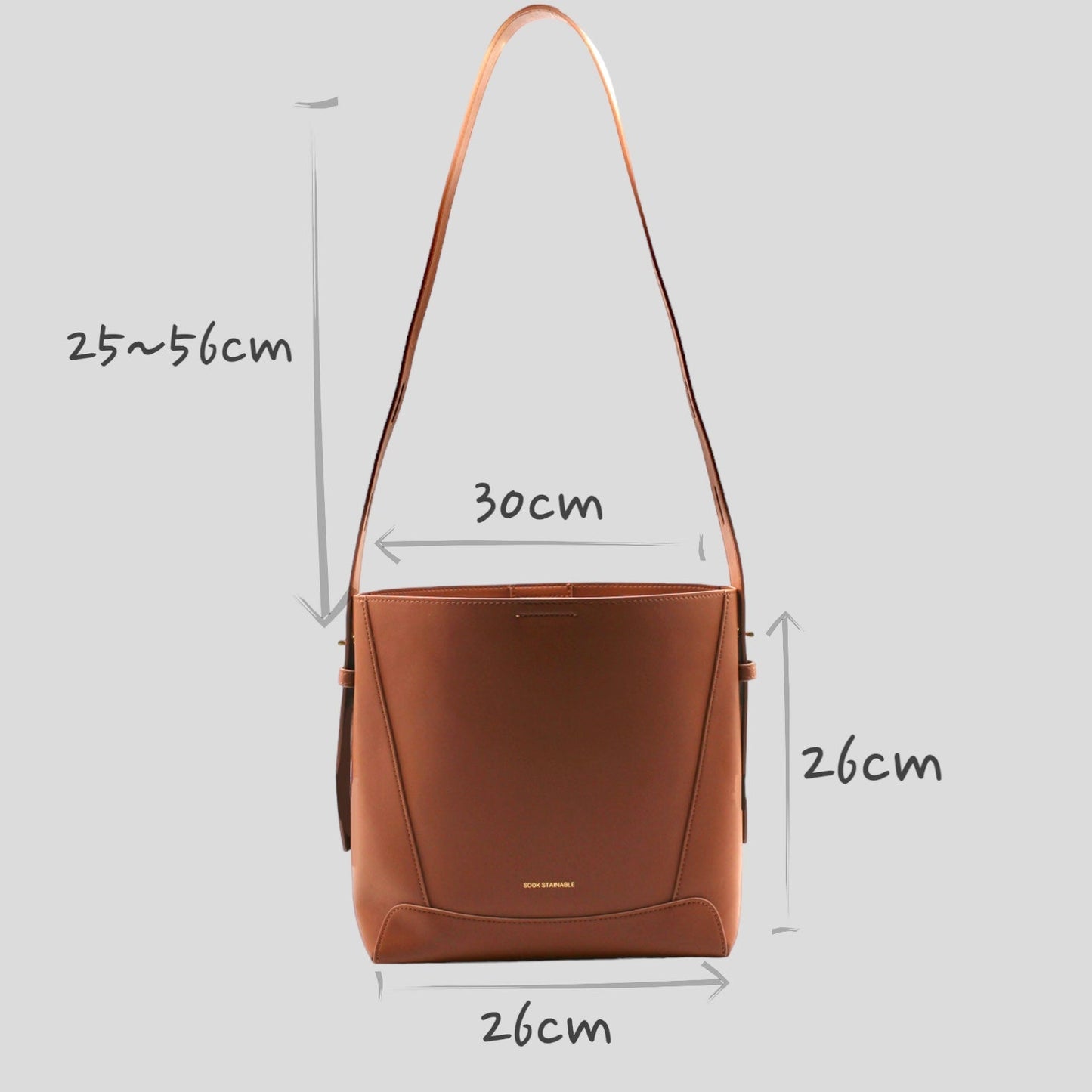 Handbag & Wallet Accessories Oli - Apple Leather Midi Shoulder Cross-body Bag Brown San Rocco Italia