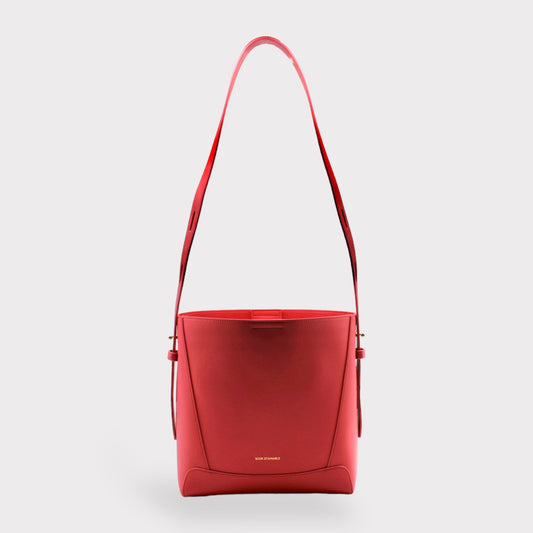 Handbag & Wallet Accessories Oli - Apple Leather Midi Shoulder Cross-body Bag Red San Rocco Italia