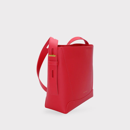 Handbag & Wallet Accessories Oli - Apple Leather Midi Shoulder Cross-body Bag Red San Rocco Italia