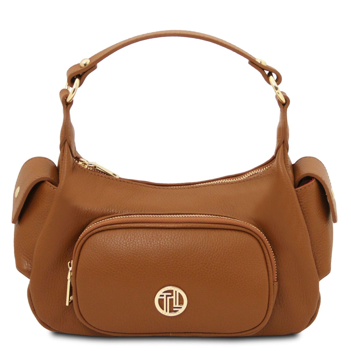 Olivia - Italian leather baguette bag | TL142396 - Premium Leather shoulder bags - Shop now at San Rocco Italia