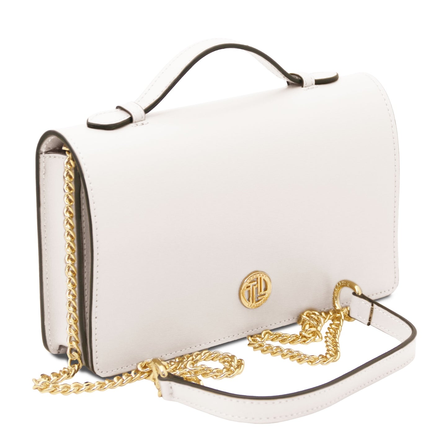Opera - Leather clutch with chain strap | TL142505
