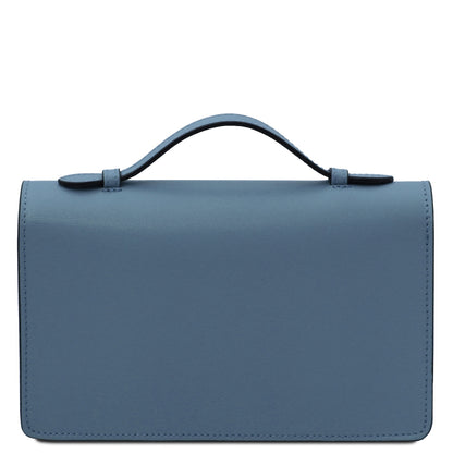 Opera - Leather clutch with chain strap | TL142505